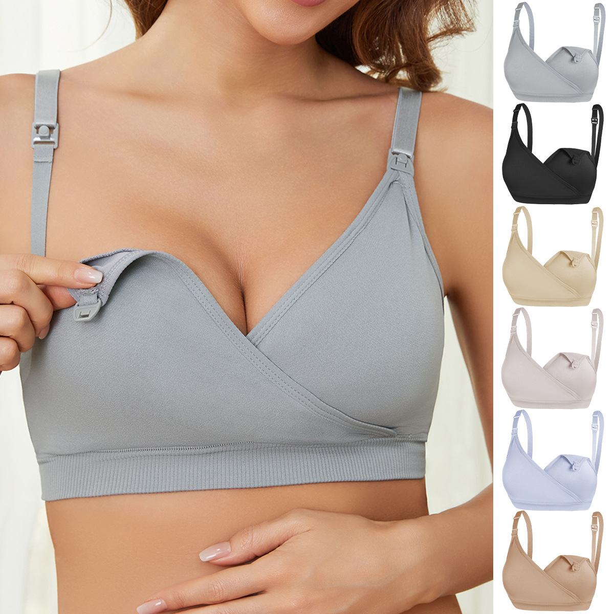 Wire-Free Maternity Nursing Br - Nursing Bra Clip review and price