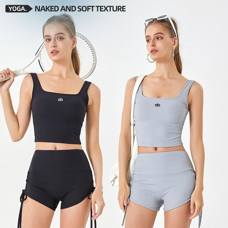 Women Summer Ribbed Yoga Tank  - Plunge Bra Push Up review and price